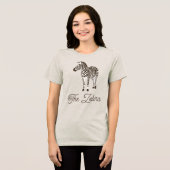 The Zebra Color Block Tri-Blend Shirt (Vorderseite voll)