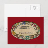 The Zodiac, 1496 Postkarte (Vorne/Hinten)