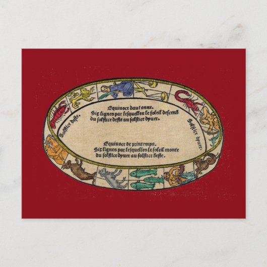 The Zodiac, 1496 Postkarte (Vorderseite)