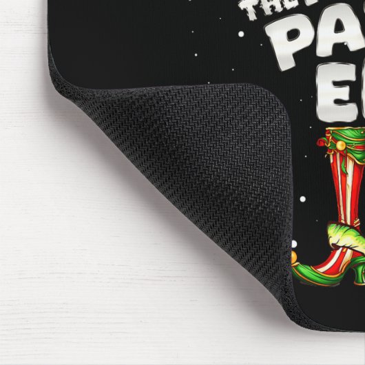 The Zza Party Elf Family Matching Group Christmas Mousepad (Ecke)