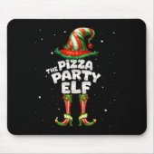 The Zza Party Elf Family Matching Group Christmas Mousepad (Vorne)