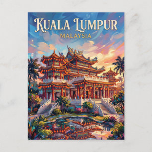 Thean Hou Tempel Malaysia Postkarte