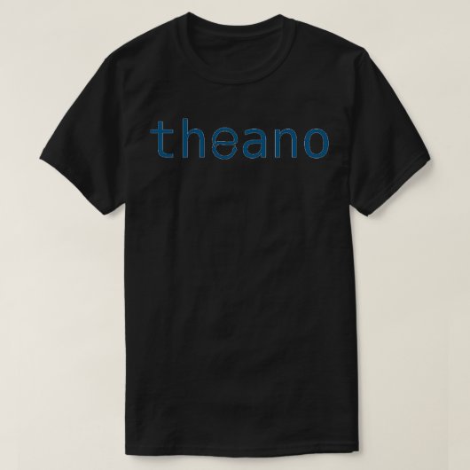 Theano Python Deep Learning Library T-Shirt (Design vorne)