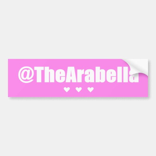 @TheArabella Autoaufkleber (Vorne)