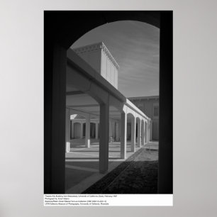 Theater Arts Gebäude aus Breezeway, UCD Poster