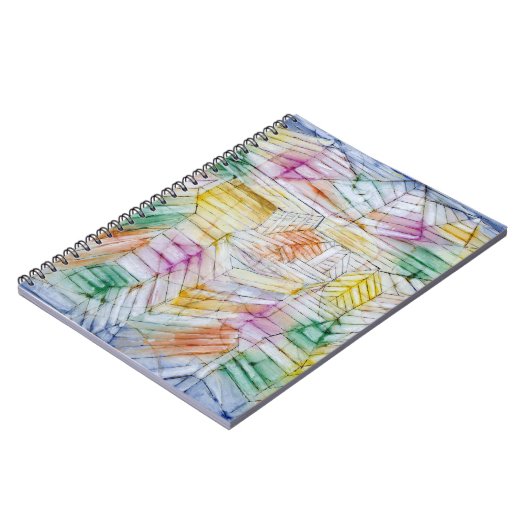 Theater-Bergbau (1920) von Paul Klee. Notizblock (Linke Seite)