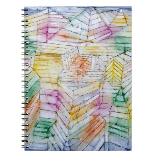 Theater-Bergbau (1920) von Paul Klee. Notizblock (Vorderseite)