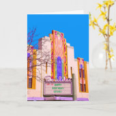 Theater Boulder - individualisierbarer Platz Karte (Gelbe Blume)