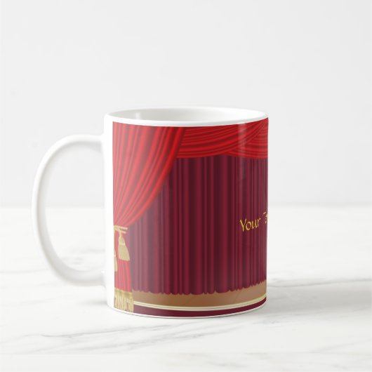Theater-Bühne-Tasse Kaffeetasse (Links)