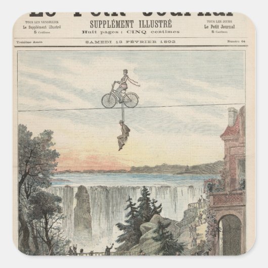 Theater de la Gaite Performers Quadratischer Aufkleber (Vorderseite)