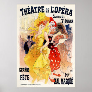 Theater de l'Opera - Grand Fete, Jules Cheret Poster