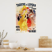 Theater de l'Opera - Grand Fete, Jules Cheret Poster (Küche)