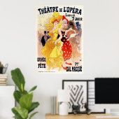 Theater de l'Opera - Grand Fete, Jules Cheret Poster (Heimbüro)