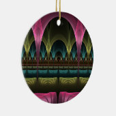 Theater der Fantasie, Abstraktes Fraktal Kunst Keramik Ornament (Rechts)