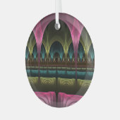 Theater der Fantasie, Abstraktes Fraktal Kunst Ornament Aus Glas (Vorderseite links)