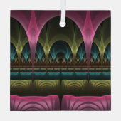 Theater der Fantasie, Abstraktes Fraktal Kunst Ornament Aus Glas (Rückseite)