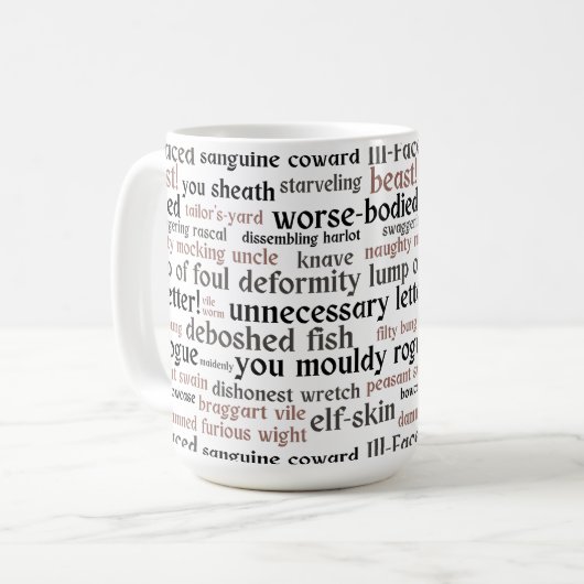 Theater des Englischen Lehrers Ende der Schule Sha Kaffeetasse (Vorderseite Links)