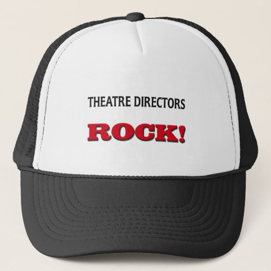 Theater-Direktoren Rock Truckerkappe (Vorderseite)