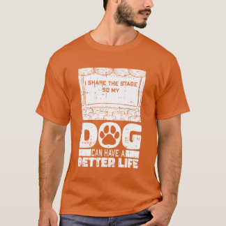 Theater Dog Girl Vintag T-Shirt