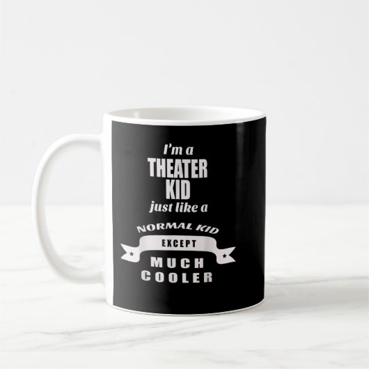 Theater, Drama, Kind, Schauspiel, Klasse, Schulfre Kaffeetasse (Links)