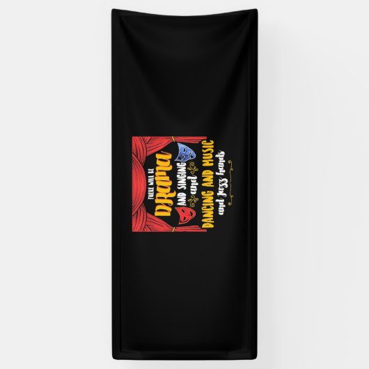 Theater Es wird Drama Banner (Vertikal)