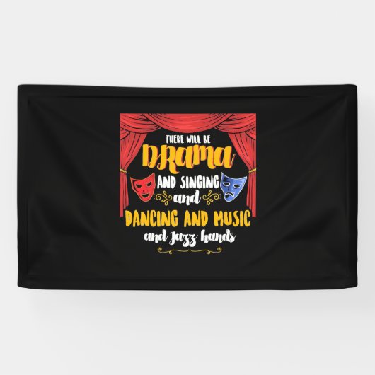 Theater Es wird Drama Banner (Horizontal)