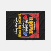 Theater Es wird Drama Fleecedecke (Vorderseite (Horizontal))