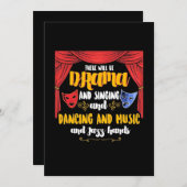 Theater Es wird Drama Save The Date (Vorne/Hinten)