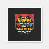 Theater Es wird Drama Serviette (Vorderseite)