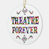 Theater für immer keramik ornament (Links)