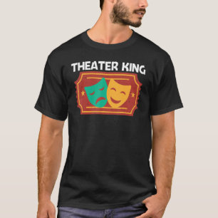 Theater für Männer Vater Musikalisches Drama Song T-Shirt