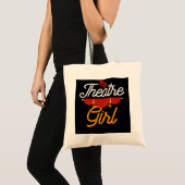 Theater Girl Schauspiel Bühne Theater Theater Tragetasche (Vorderseite (Produkt))