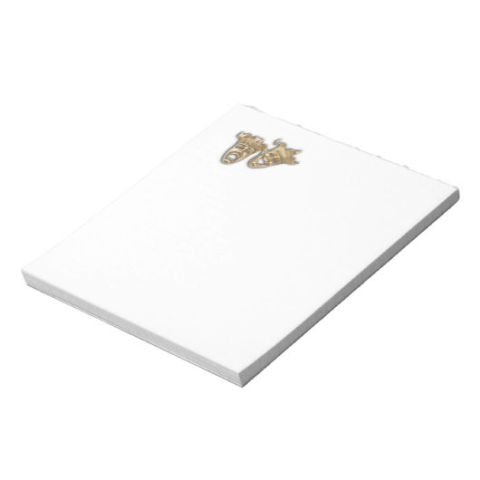 Theater Golden Comedy Notizblock (Rotiert)