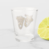 Theater Golden Comedy Schnapsglas (Rückseite)