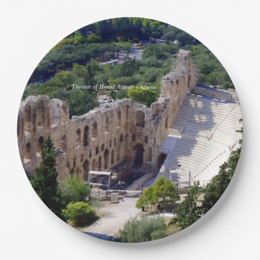 Theater Herod Atticus - Athen Pappteller (Vorderseite)