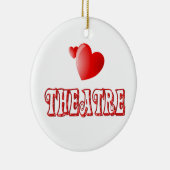 Theater-Herzen Keramikornament (Rechts)