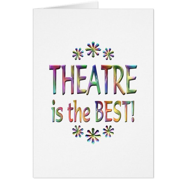 Theater ist das Beste (Vorne)