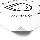 THEATER IST DIE ANTWORT FOTODRUCK (Ecke)