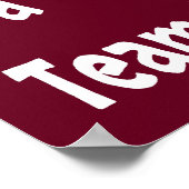 Theater ist eine Mannschaftssport, Schauspiel, Sch Poster (Ecke)