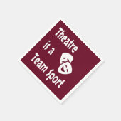 Theater ist eine Mannschaftssport, Schauspiel, Sch Serviette (Ecke)