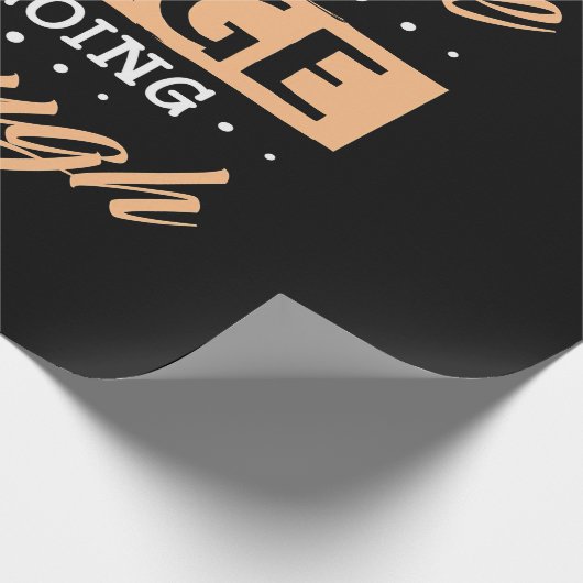 Theater ist es eine Bühne Schauspieler durch gehen Geschenkpapier (Ecke)