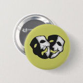 Theater ist Leben Button (Vorne & Hinten)
