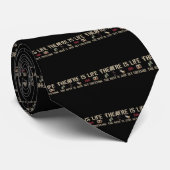 Theater ist Leben Krawatte (Gerollt)