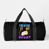 Theater ist mein Schauspiel Duffle Bag (Rückseite)