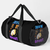 Theater ist mein Schauspiel Duffle Bag (Rechte Ecke)