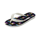 Theater ist mein Schauspiel Kinderbadesandalen (Schrägansicht)