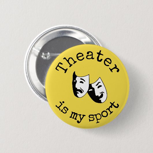 Theater ist mein Sport Button (Vorne & Hinten)