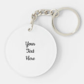 Theater ist mein Sport" Doppelseitiger Schlüsselan Schlüsselanhänger (Rückseite)