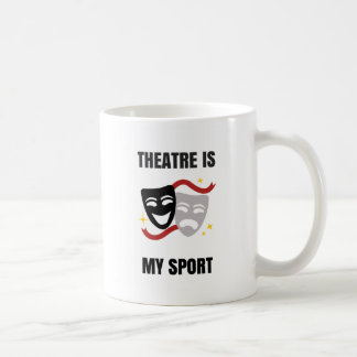 Theater ist mein Sport - Dramageek-Kaffee-Tasse Kaffeetasse