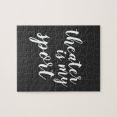 Theater ist mein Sport Simple Modern Graphic Puzzle (Horizontal)